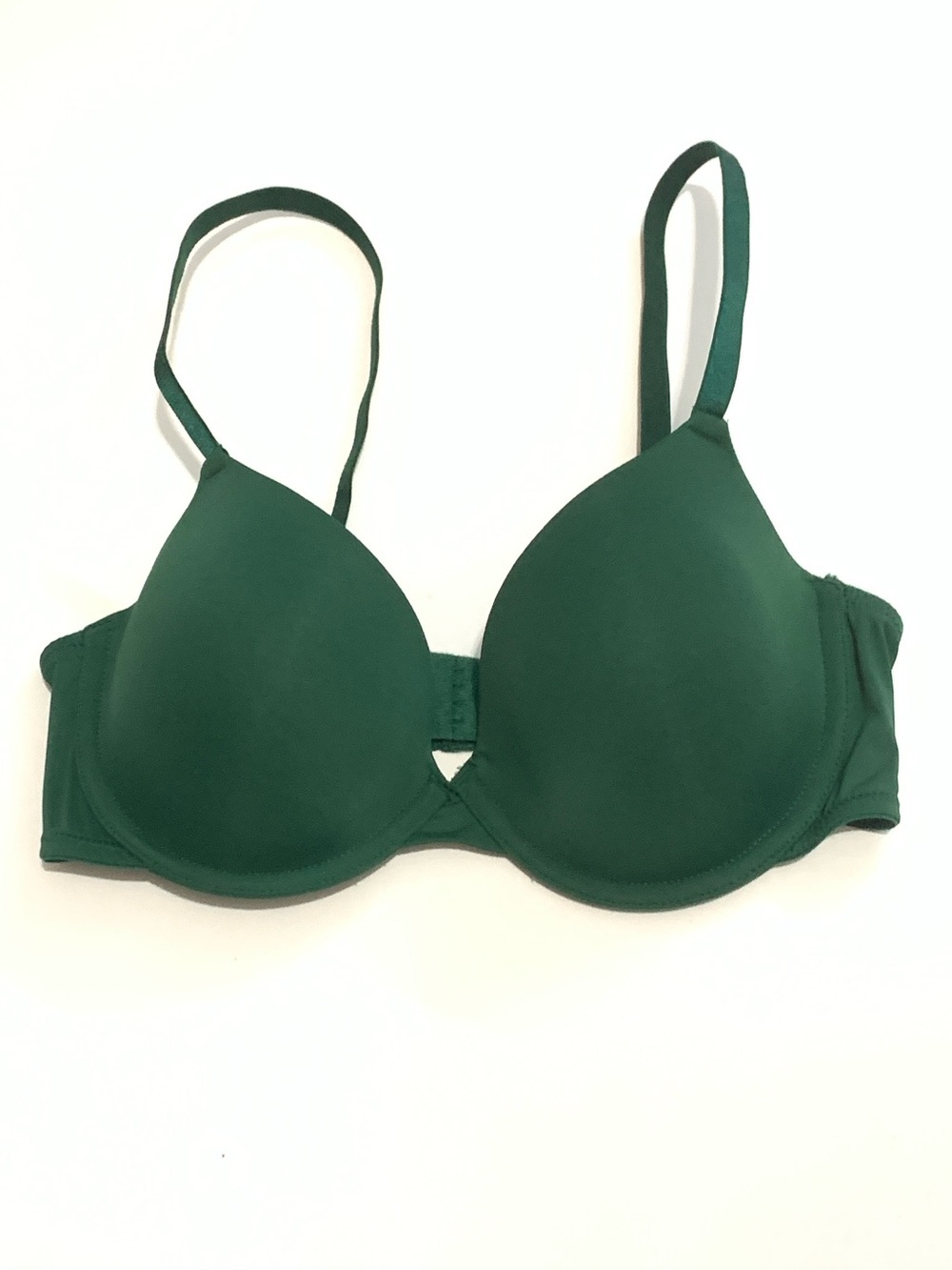 Auden Smooth Molded T-Shirt Bra - Forest Green
